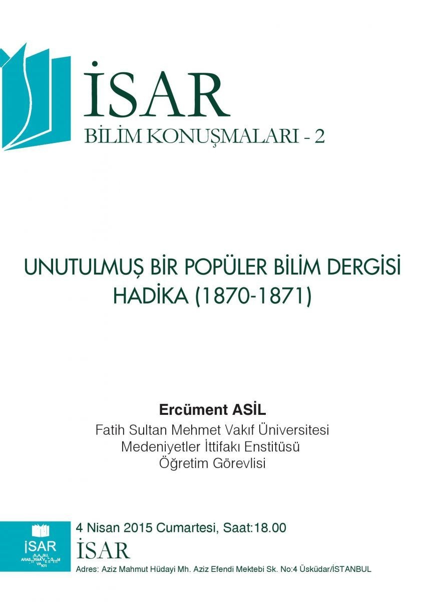 İSAR Bilim Konuşmaları - 2